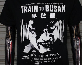 Train To Busan DIY Punk Flyer T-shirt