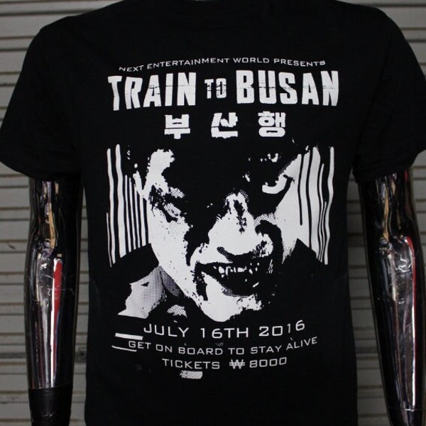 Train To Busan DIY Punk Flyer T-shirt