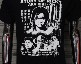 Geschichte von Ricky aka Riki Oh DIY Punk Flyer T-Shirt