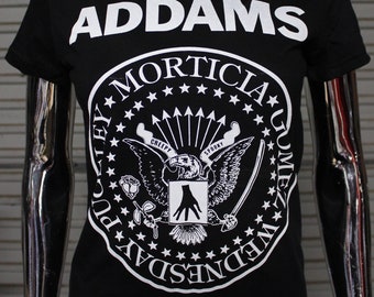 Damen Addams Familie - Ramones T-Shirt