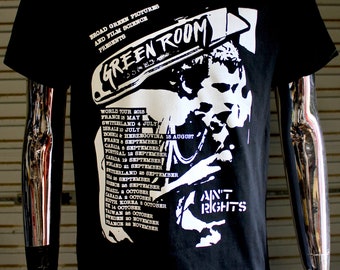 Green Room 2015 World Tour DIY Punk Flyer T-shirt