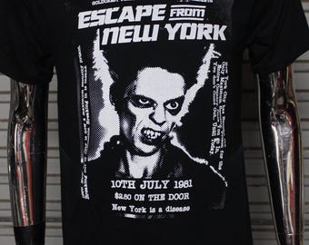 Flucht aus New York DIY Punk Flyer T-Shirt