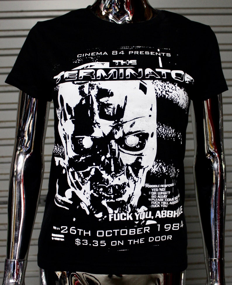 Women's The Terminator DIY Punk Flyer t-shirt image 1