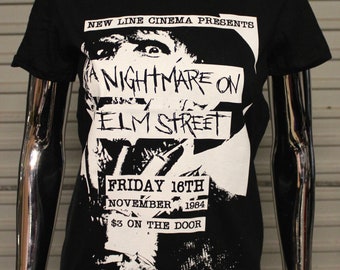 Women's A Nightmare on Elm Street DIY Punk Flyer t-shirt