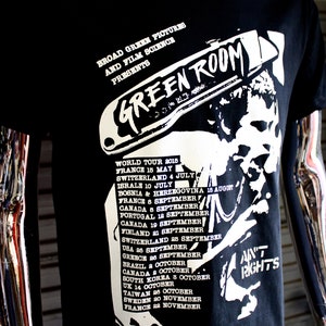 Green Room 2015 World Tour DIY Punk Flyer T-shirt image 2