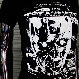 Women's The Terminator DIY Punk Flyer t-shirt image 2