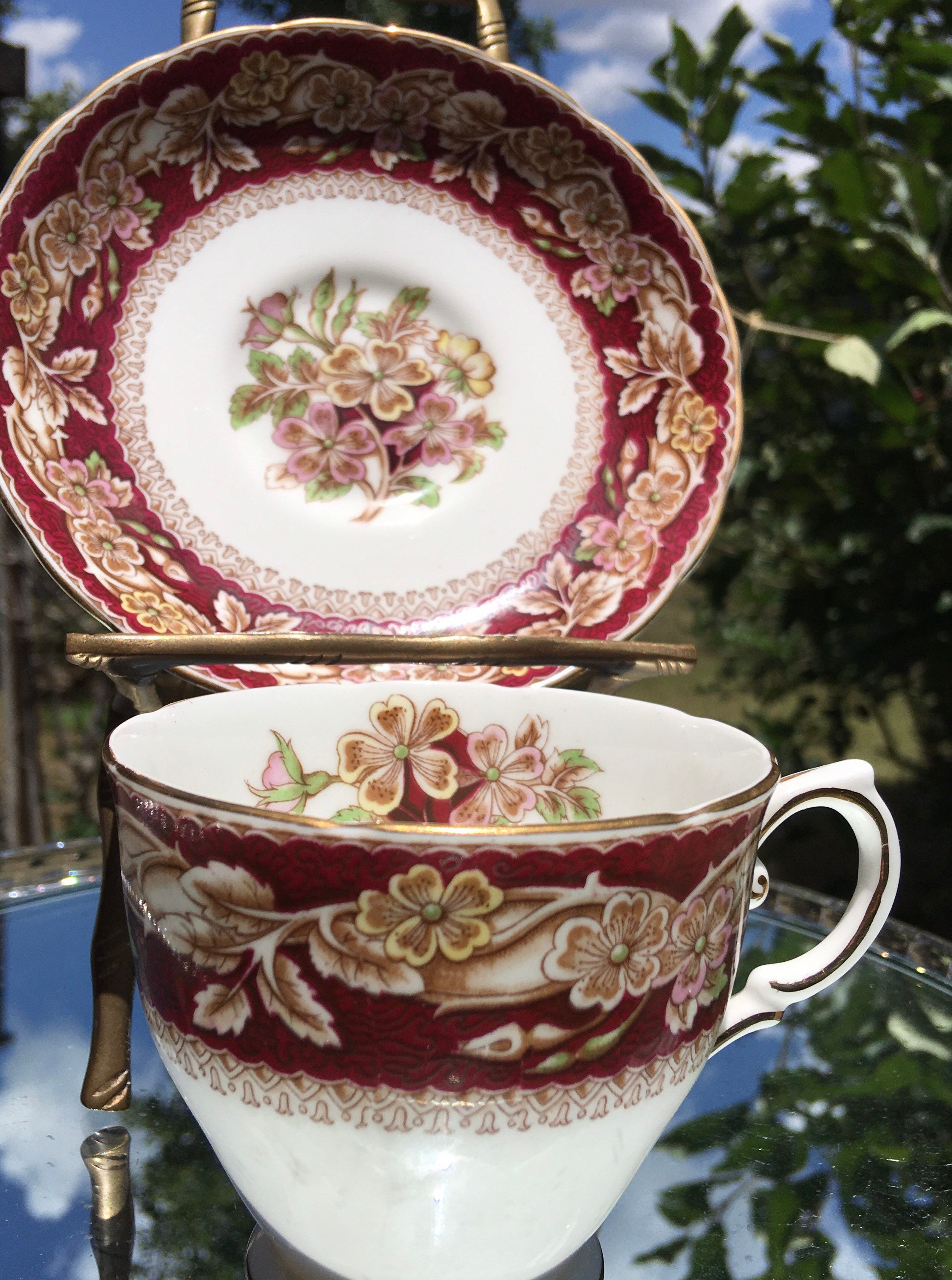Home & Living Vintage Tuscan Fine English Bone China Tea Cup and Saucer