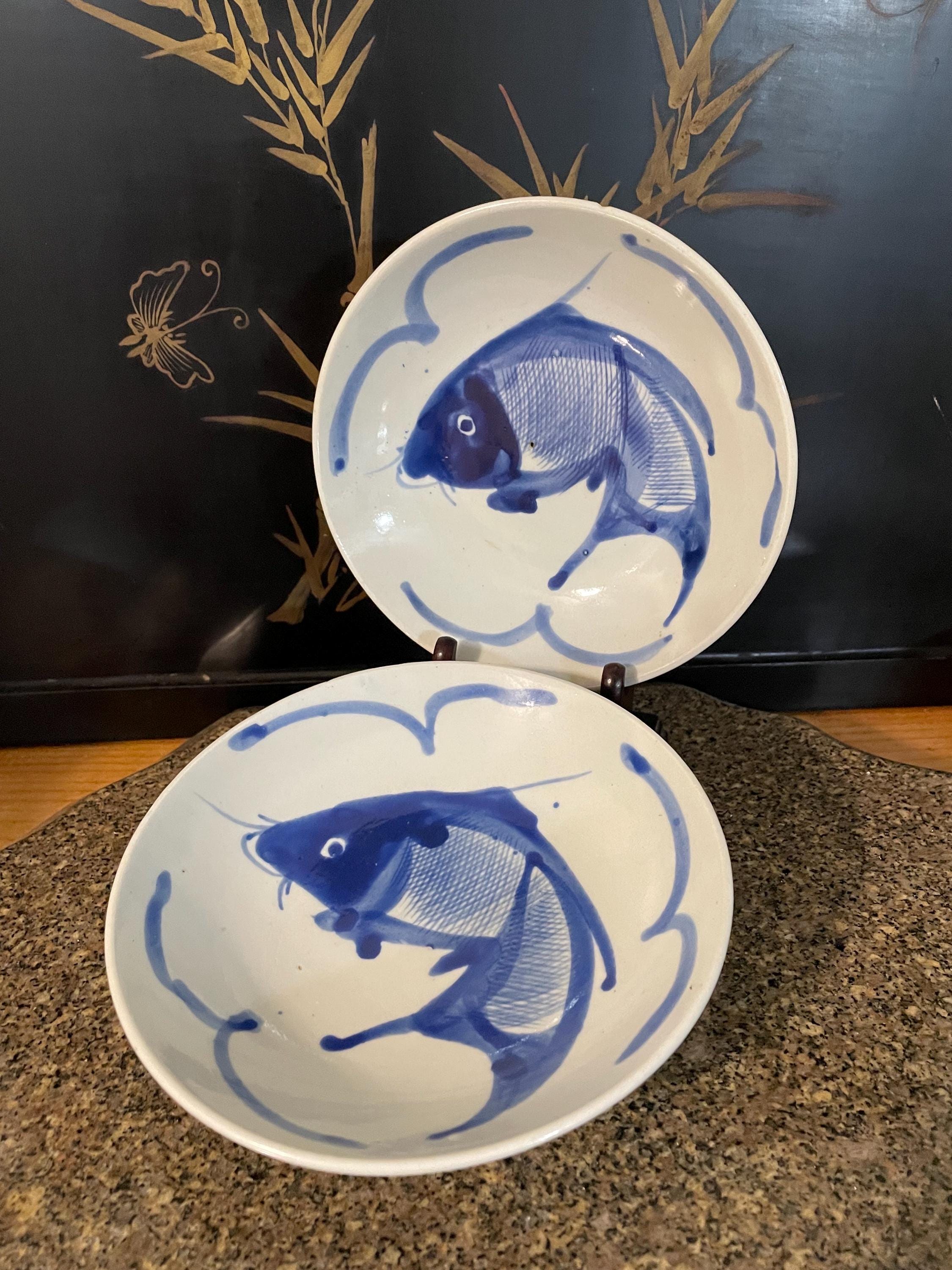 中国 清朝 龍絵柄の皿 9枚セット Qing dynasty plate 清代（中国）龍模様の皿 9枚セット Qing Dynasty Plate