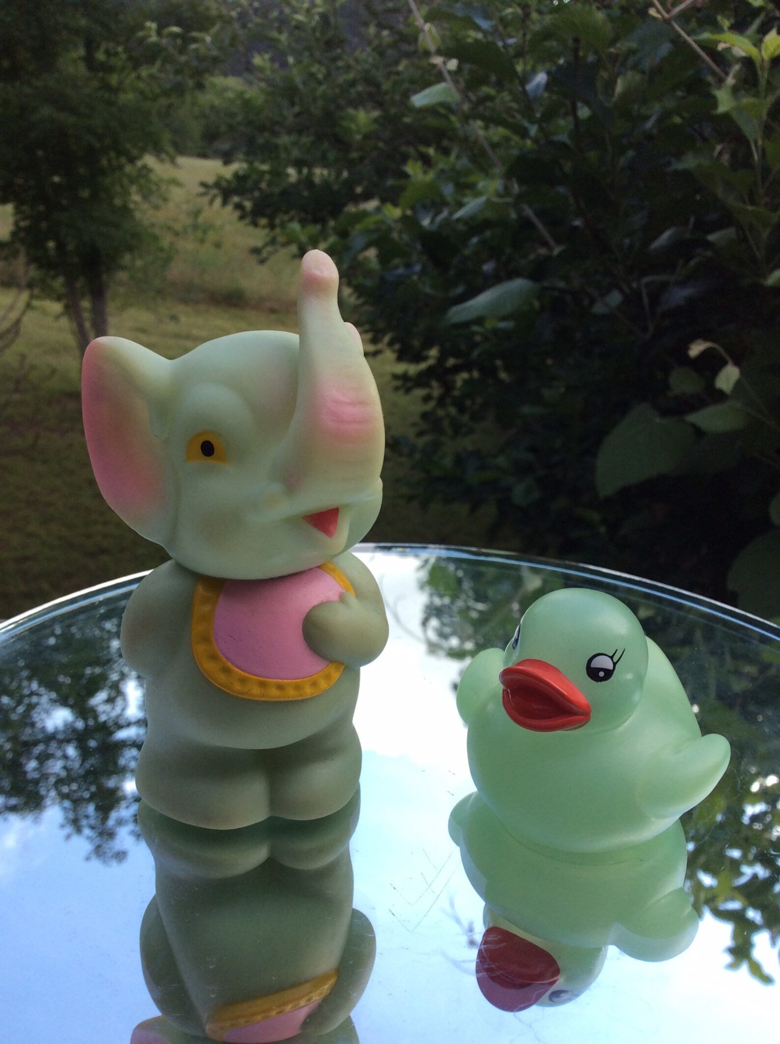 Vintage Vinyl Elephant/Squeeze Squeak Baby Bath Toy/Toddler Etsy