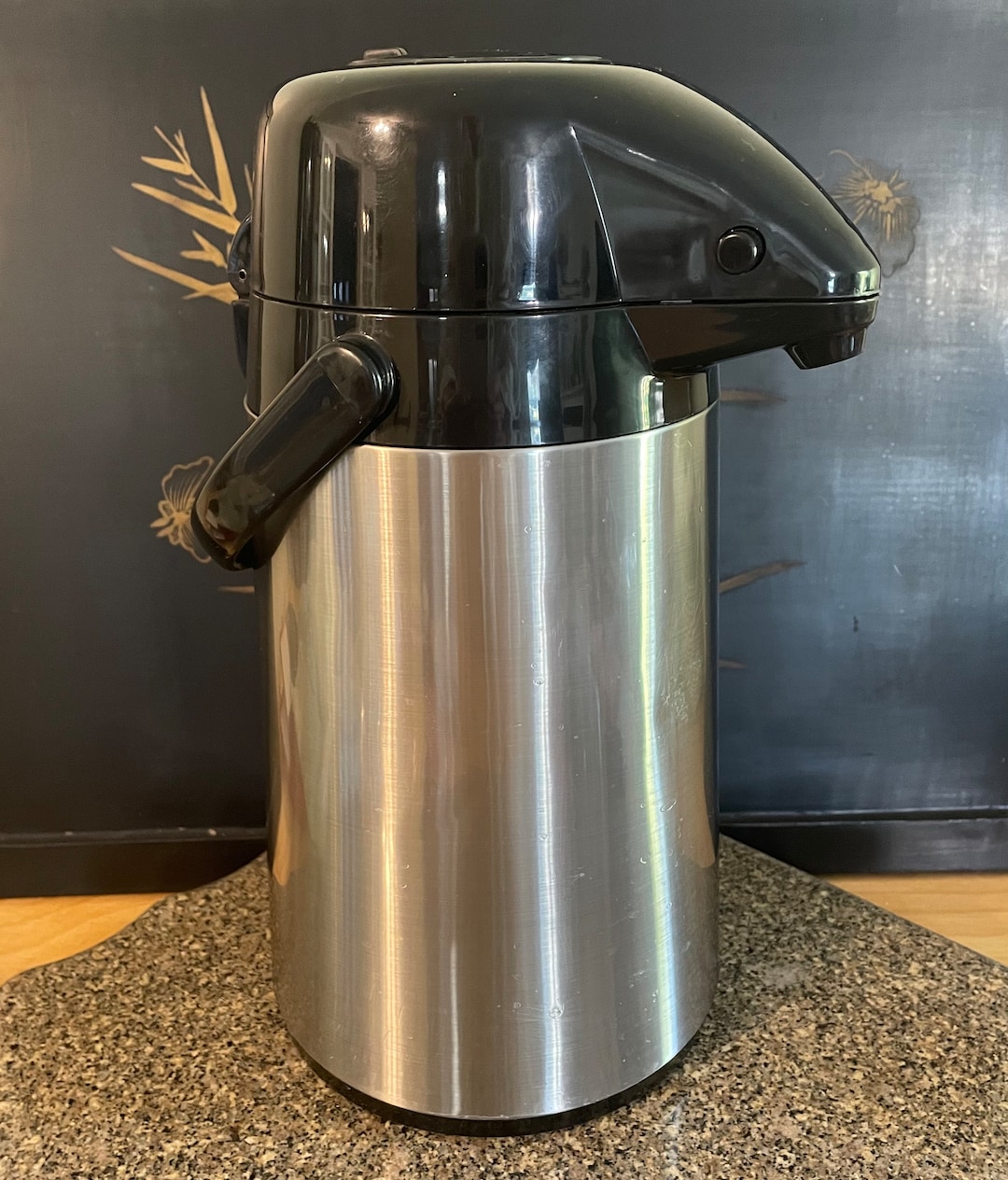 Vintage Japanese Stainless Steel Thermos/beverage Dispenser/coffee