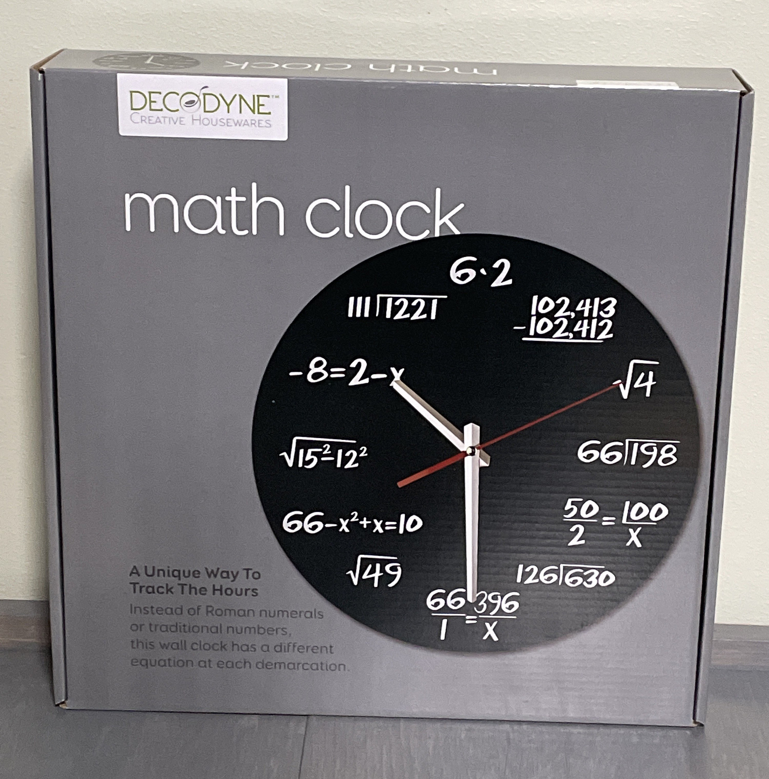 Relojes Decorativos Reloj Para Matematicos Las Mejores Ofertas En