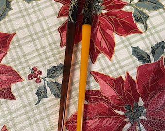 Plumas estilográficas vintage de baquelita con plumín chapado en oro de 14 quilates/Instrumento de escritura coleccionable/Plumín n.° 8/Juego de 2/Década de 1950/Coleccionable