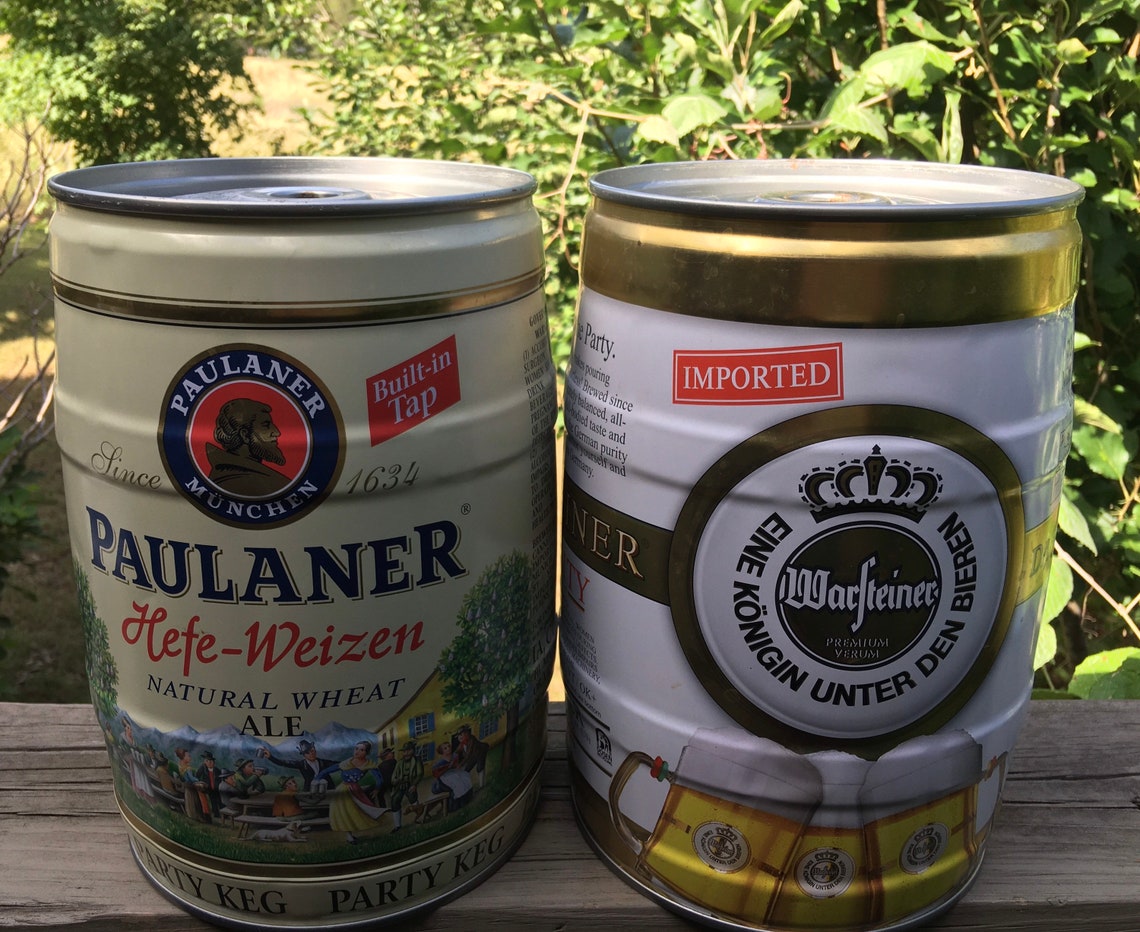 Set of 2 EMPTY German Beer 5L Kegs/Paulaner HefeWeizen and Etsy