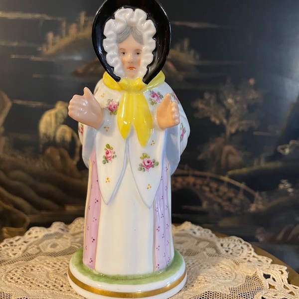Antique Vintage Royal Crown Derby Porcelain Figurine/Charles Dickens/Hand Painted/Match Striker/Chelsea/Catalogued/Rare/Collectible/1900’s