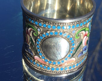 中東　シルバーナプキンリング　イラク　バグダッド　6個セット 中東シルバーナプキンリングイラクバグダッド6個セット