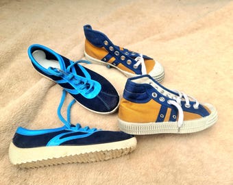 Deadstock vintage sneakers  Cebo hi tops eu 36 and blue no brand eu 38
