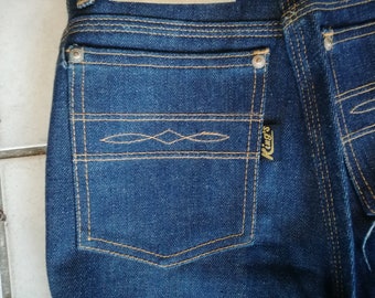 Deadstock King's America straight leg vintage jeans raw denim unworn nos new old stock