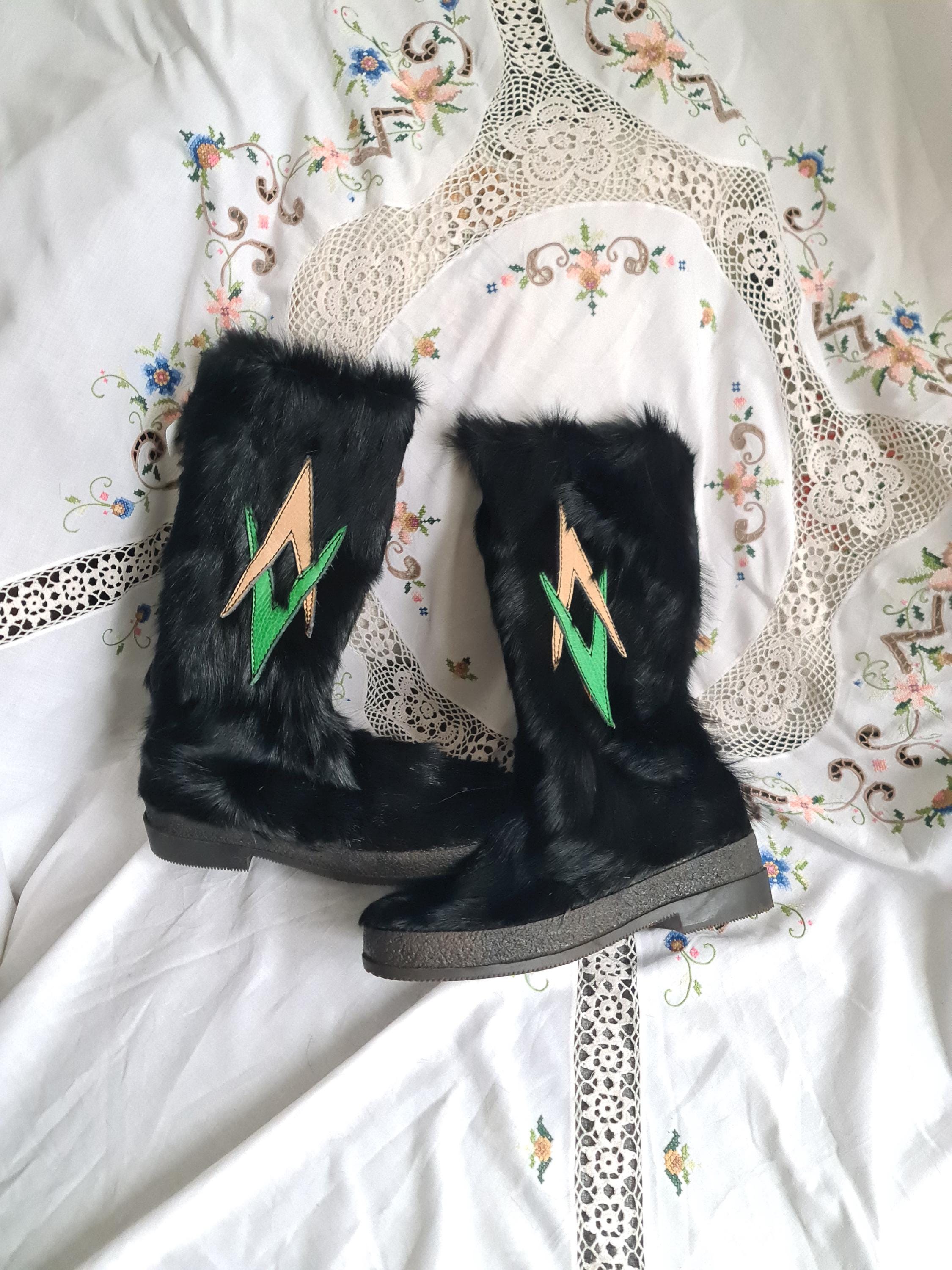 David Bowie Boots - Etsy