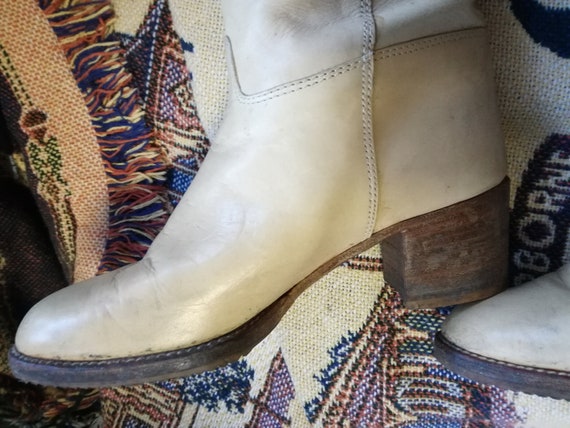 King Vintage Overknee 60s 70s Boots 1970 Tall Boots Handmade