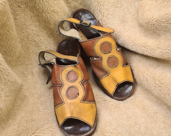 Sandals vintage 1970s deadstock unworn