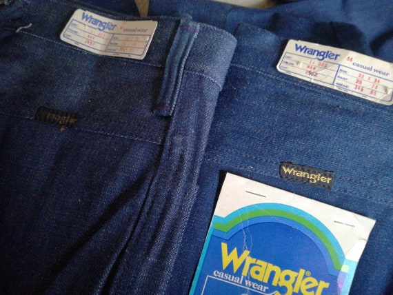 Wrangler vintage flares unworn deadstock jeans 70s - image 4