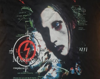 Marilyn Manson single stitch antichrist superstar vintage 't shirt