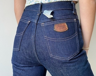 Deadstock jeans bolthon & cassidy dead stock gamba dritta vintage jeans crudi denim non indossato nos nuovo vecchio stock
