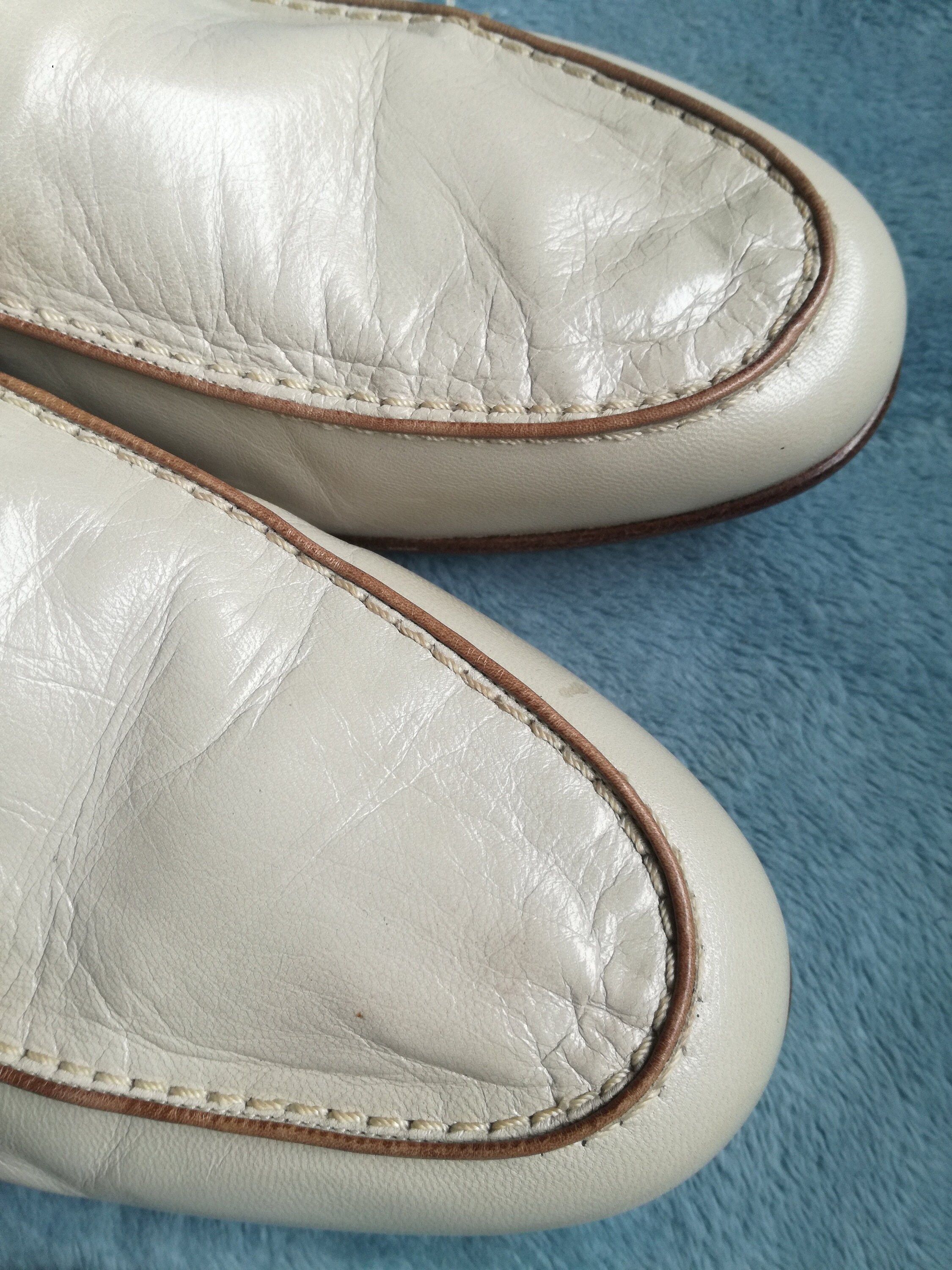 Madras Men,s Italy Designer Deadstocck 60s/70s Slip Ons Callf