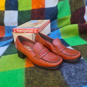 Deadstock shoes vintage 1960s 70s eu 39 uk 6 and uk 5 eu 38 unworn
