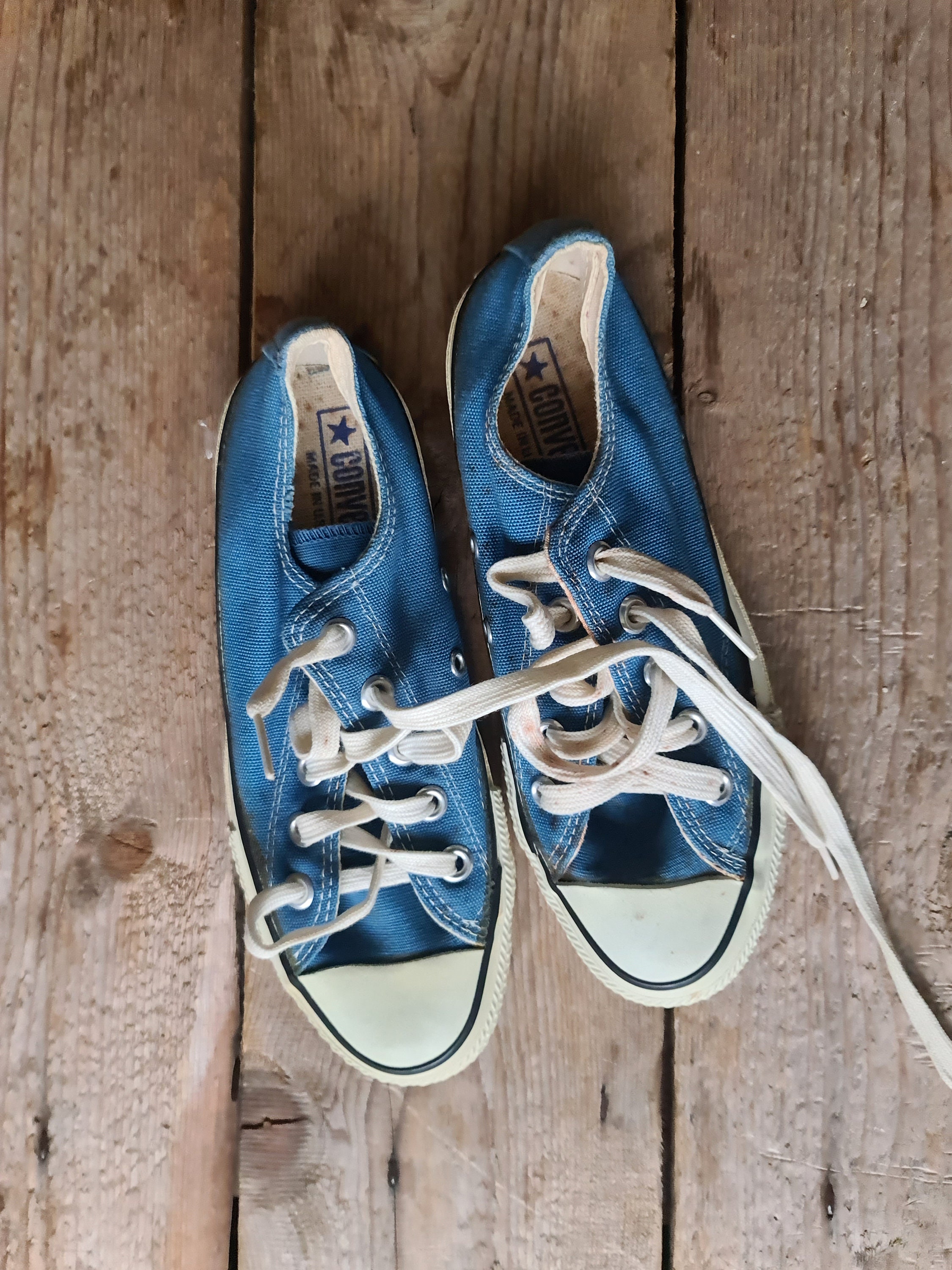 シューズ Converse made-in-usa Unworn Vintage All Stars Converse Made in Usa Size 3 - Etsy