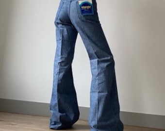 Wrangler deadstock flares flared vintage 1970s jeans deadstock new old stock