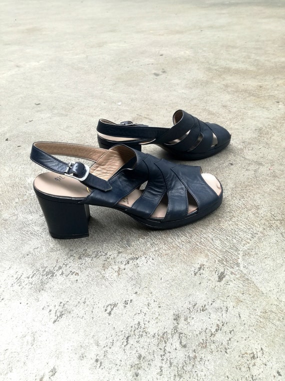 soft blue heels