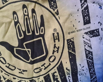 Single Stitch Body Glove 1993 T Shirt Vintage All Over Print - Etsy