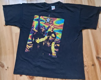 トップス 90's U2 The ZOO TV Tour T-shirt 1992 U2 Achtung Baby Zoo TV Tour All Over Print T-Shirt XXL