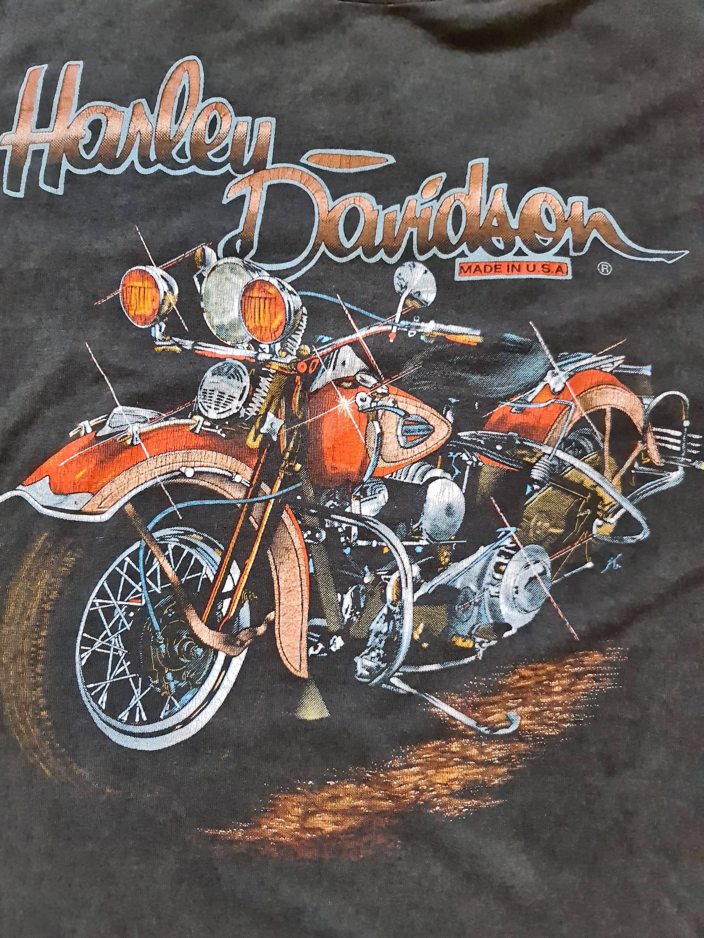 T-shirt Harley-Davidson pour hommes - Grim Badge - Graphite