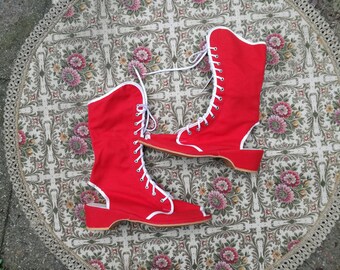 Open teen laarzen - Etsy Nederland