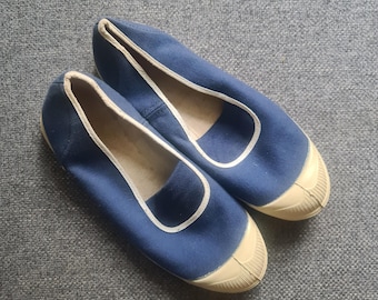 Deadstock Cebo vintage boat gymnastics shoe 1970  Belgian vintage unworn