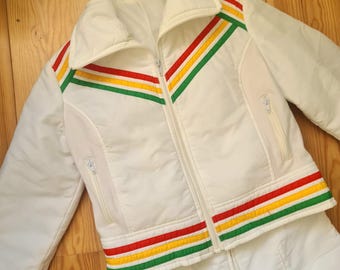 Vintage ski Jacket & salopette set 1970