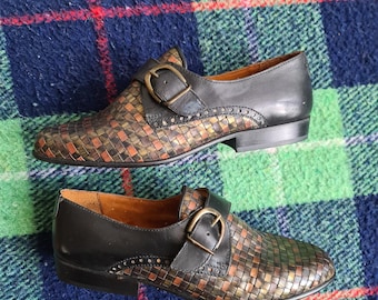 1980  deadstock vintage unworn Firetti made in Italy. New old stock shoes flat heel