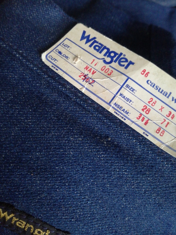Wrangler vintage flares unworn deadstock jeans 70s - image 6