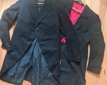 Swallow tailed coat Gebr Bervoets since 1895 (Holland) or Pierre Cardin made in usa