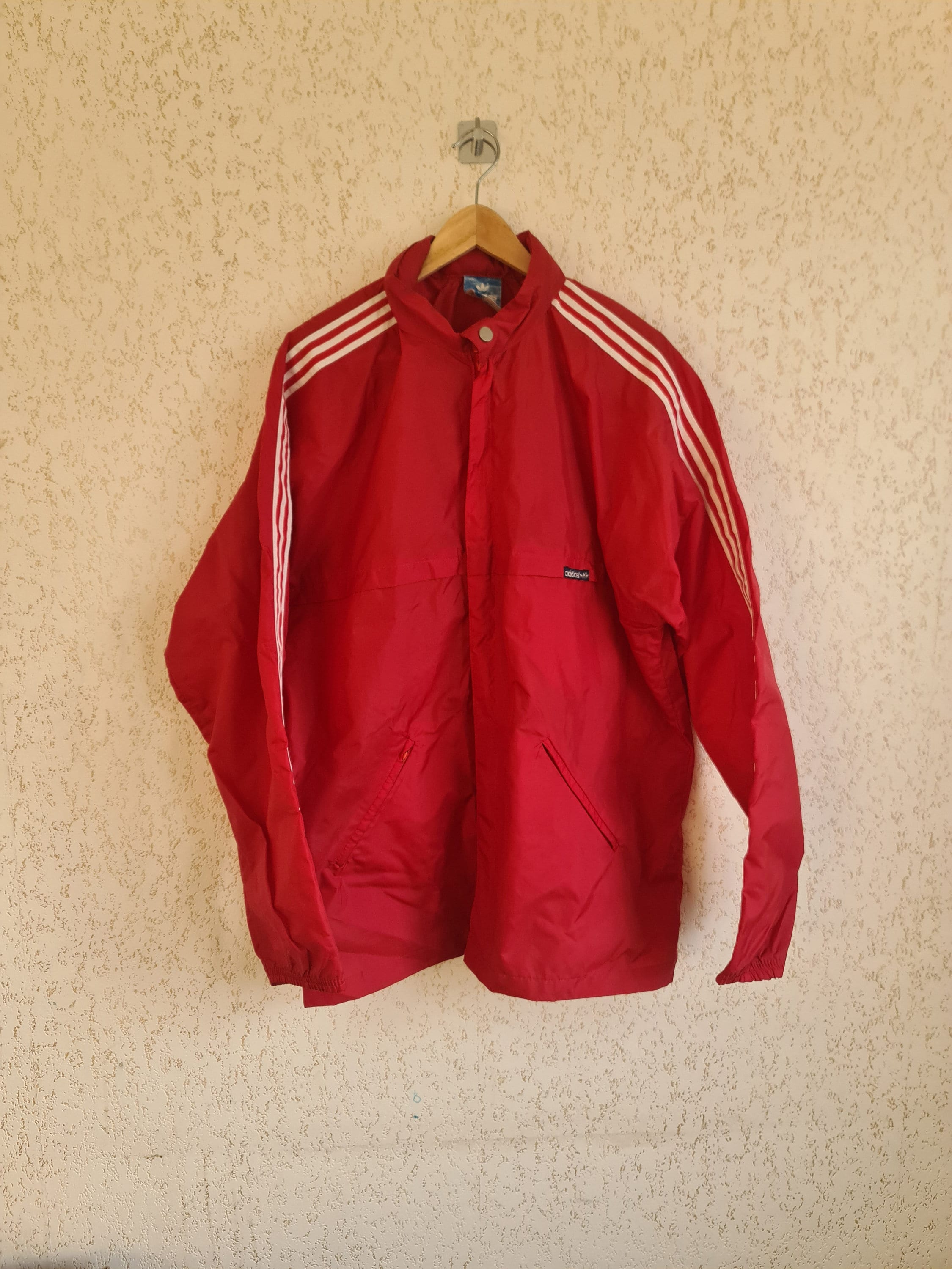 Adidas Red Jacket 70s - Etsy Adidas Red Jacket 70s - Etsy