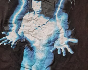 T-shirt Vintage The Doors 1985 Jim Morrison Riders On The Storm - Taille M Noir
