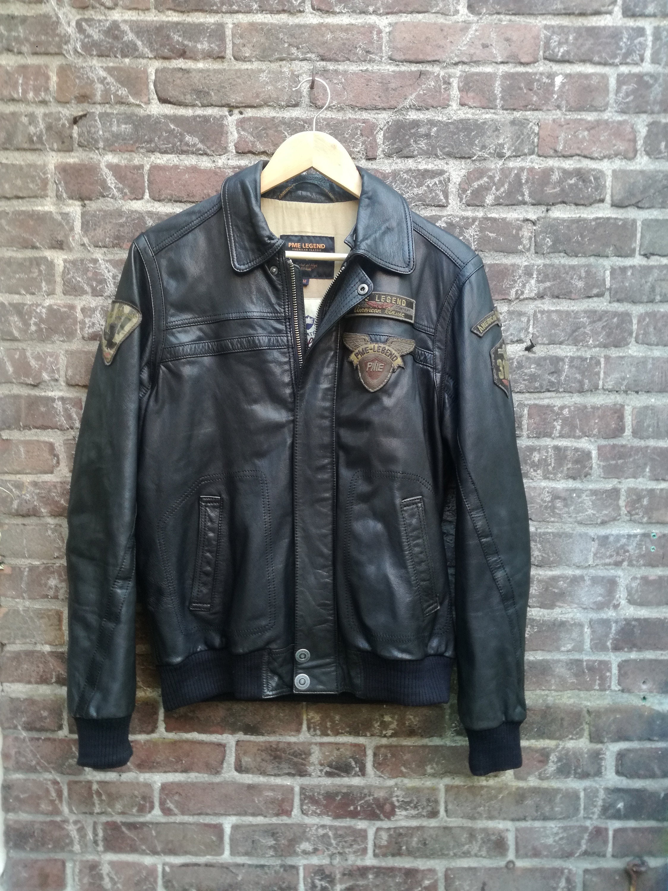 PME legend American classic leather jacket size medium | Etsy
