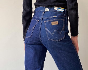 Deadstock Wrangler vintage straight leg vintage jeans denim unworn nos new old stock
