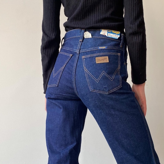 Deadstock Wrangler vintage recta jeans - Etsy España