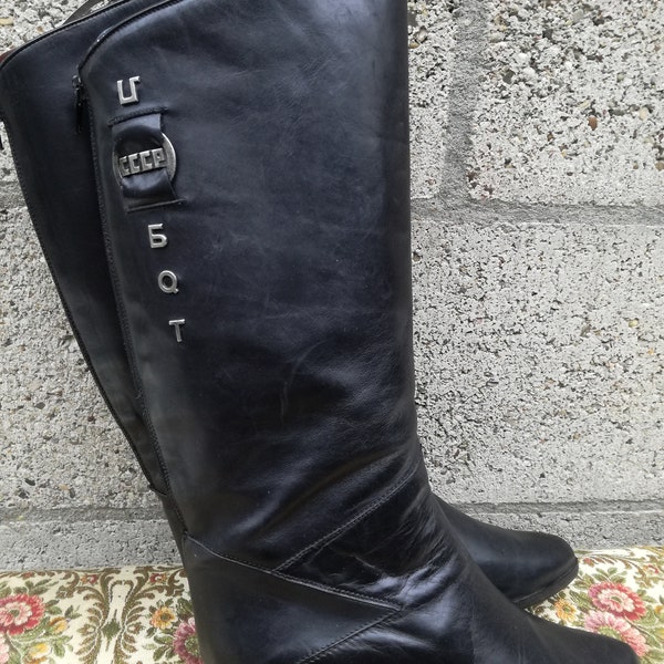 Gina vintage cccp boots 1980s Us 9 - uk 6.5 - eu 40