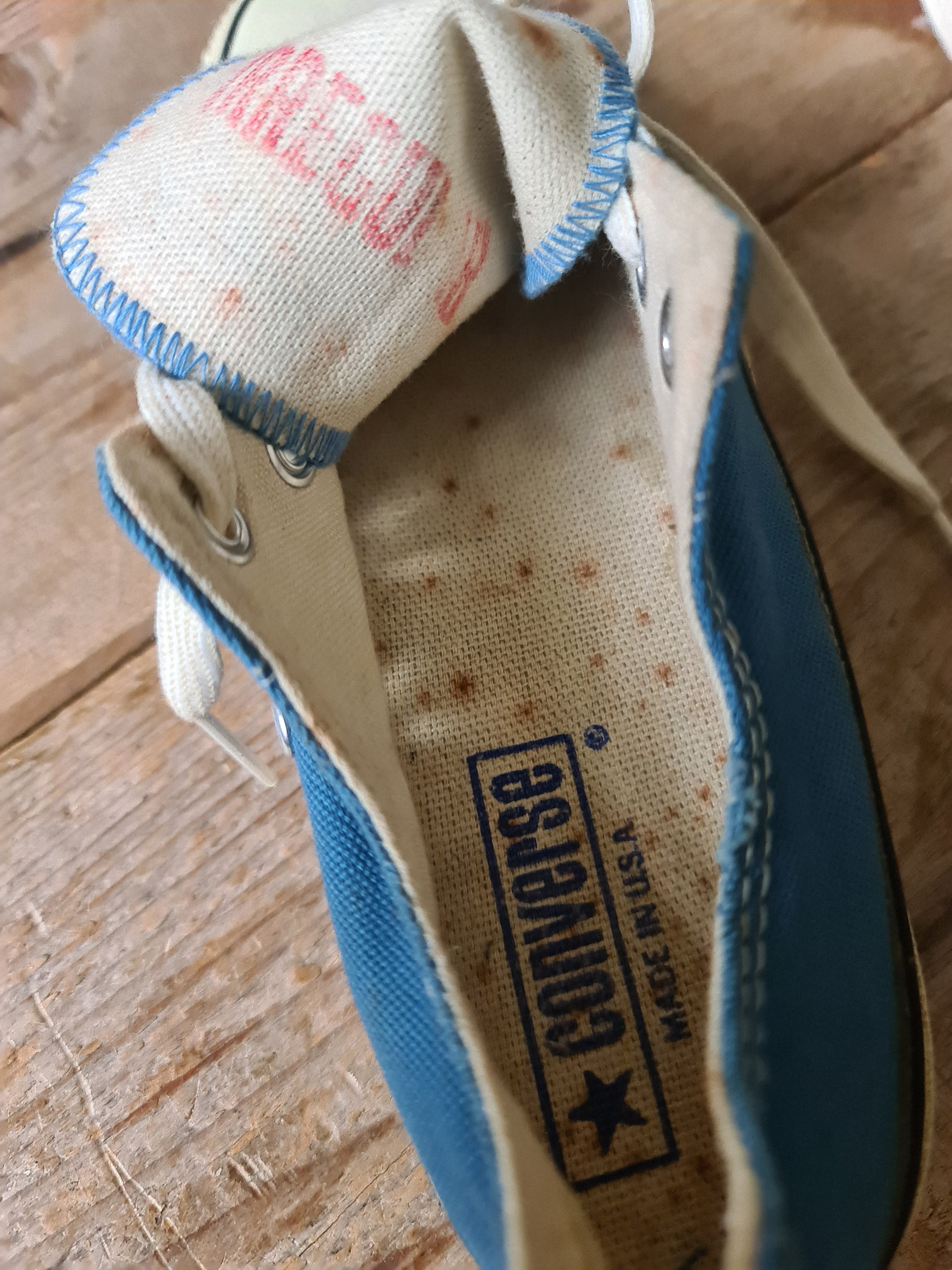 Unworn Vintage All Stars Converse Made in Usa Size 3 - Etsy
