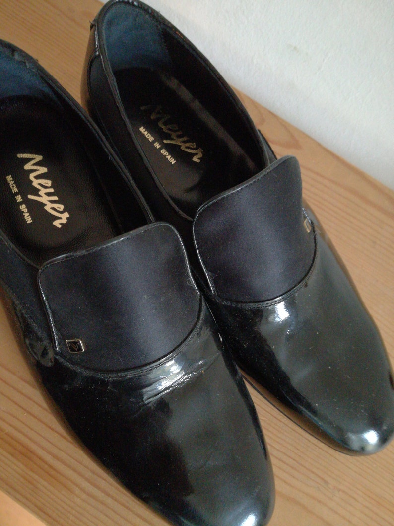 Vintage Meijer's Amsterdam deadstock leather shoes uk 65 Etsy