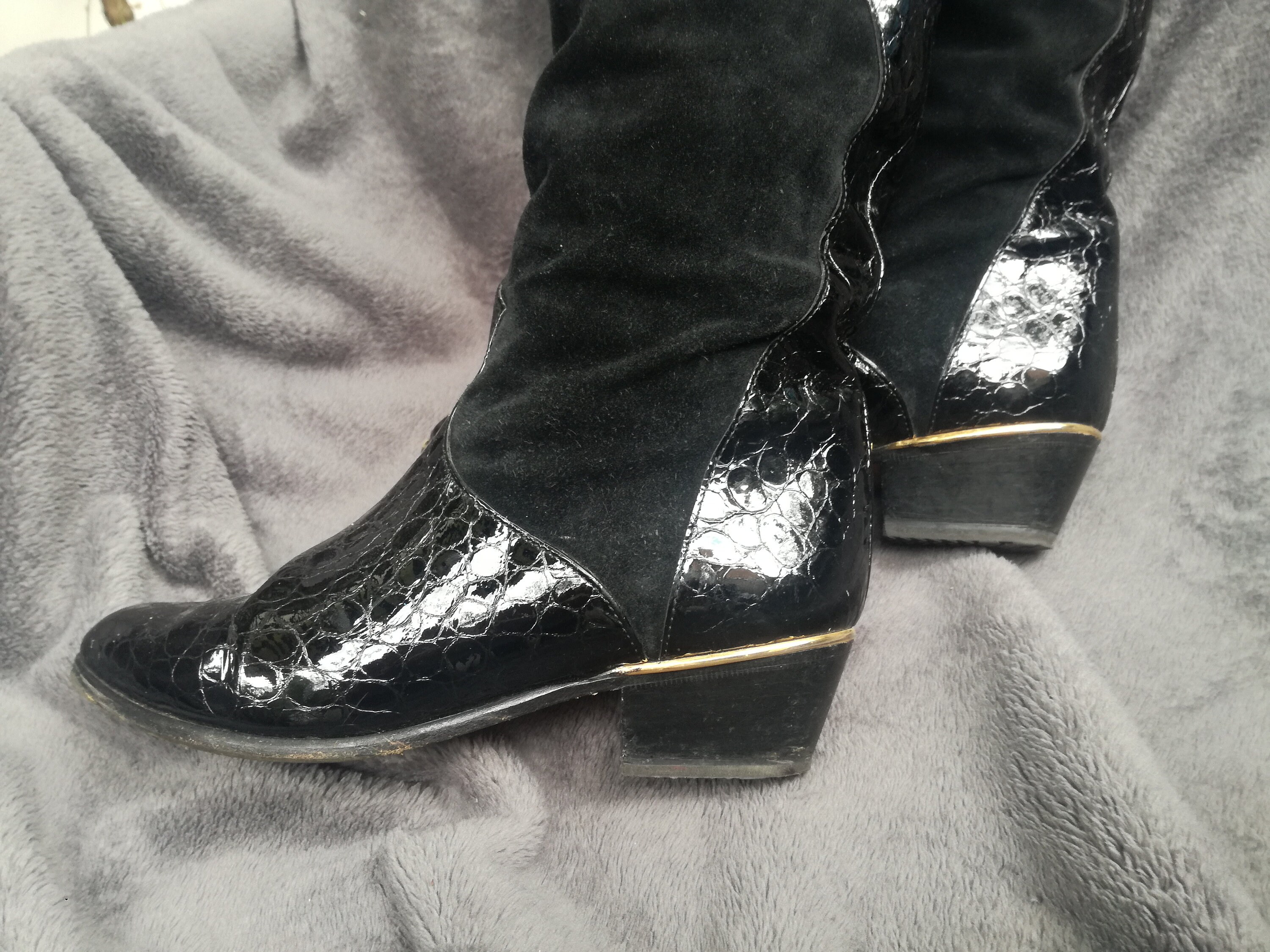 Brunella Designer Boots Leather 80s Vintage Size 36 37 Etsy